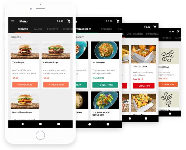 Customized Food Ordering App Design