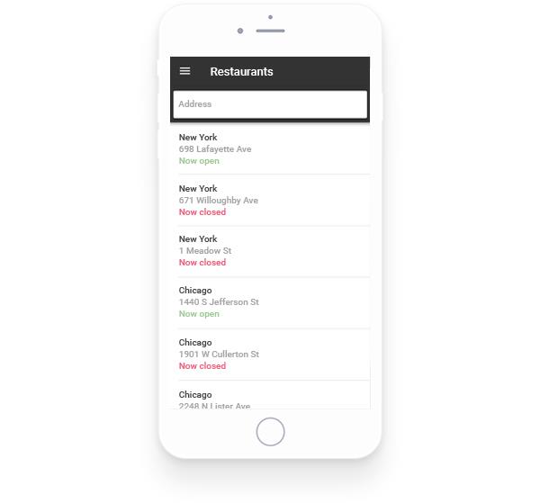 Multilocation Mobile Food Ordering Apps