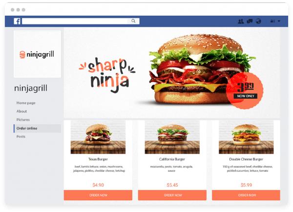 Online Food Ordering Social Media Integration