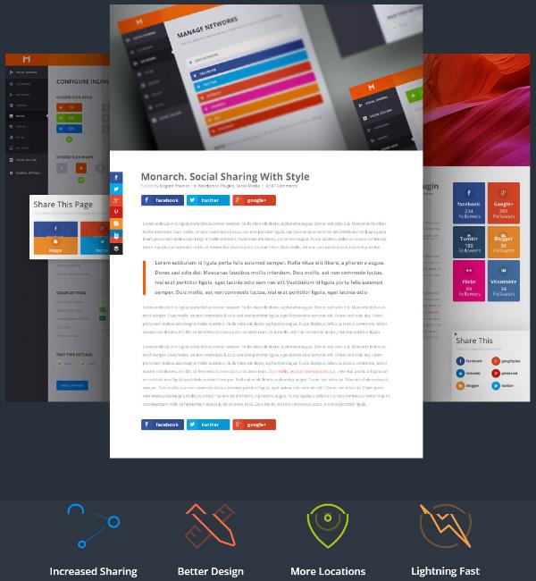 Monarch Social Media Sharing Plugin