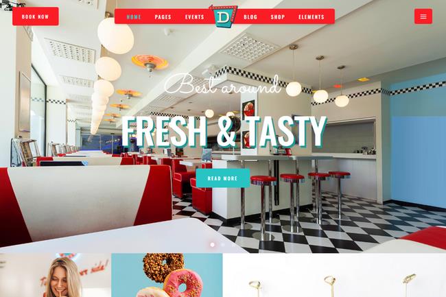 American Diner Restaurant Websites