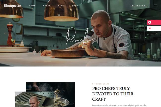 Chef and Catering Websites