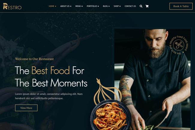 Full-Service Restaurant Websites